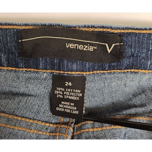 Venezia High Rise Straight Jeans Women's Plus Size 24 Denim Jeans - Picture 4 of 5